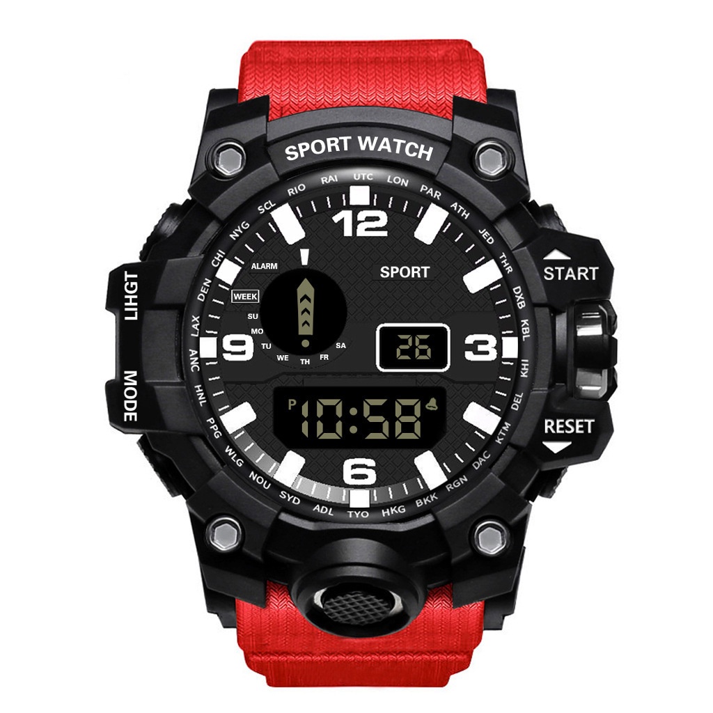 Jam Tangan Pria Import Digital Electronic Watch Fashion Pria