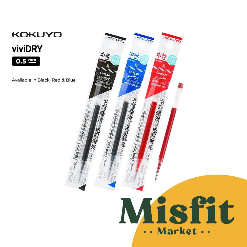 

KOKUYO WSG-PRR302 for viviDry Gel Pen Refill 0.5 mm