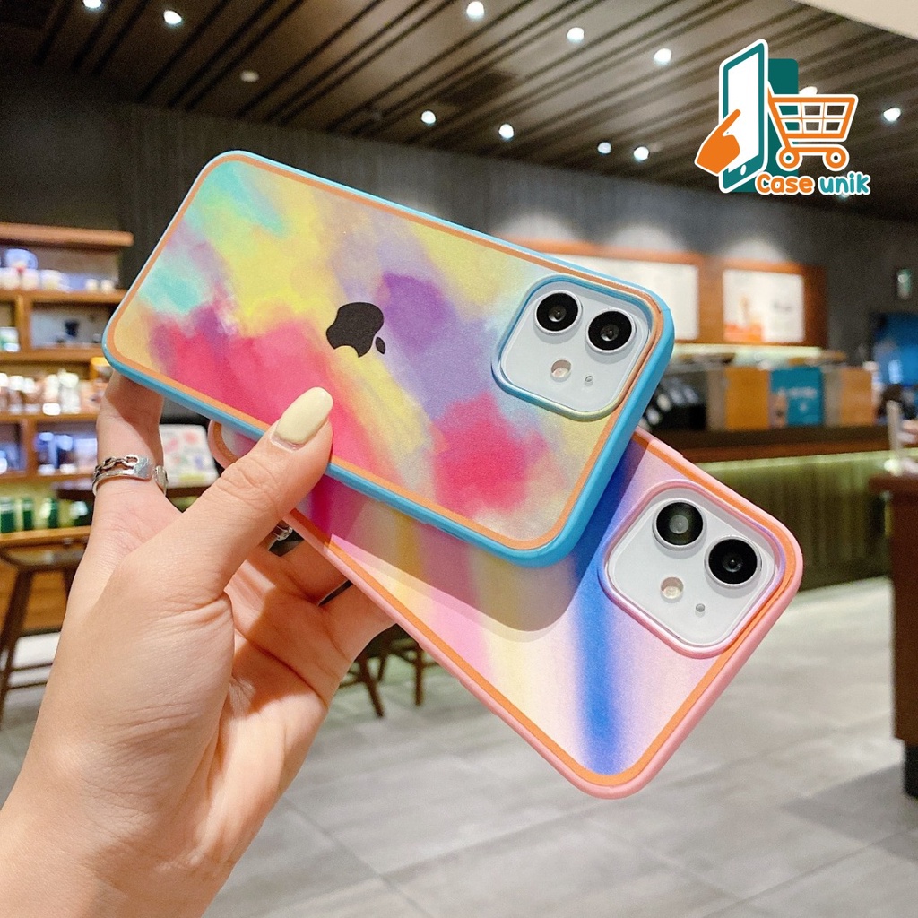 SS044 SOFTCASE RAINBOW IPHONE 6 7 8 6S 6+ 7+ 8+ X XS XR CS3250