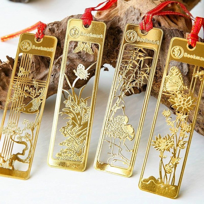 

Promo Pembatas Buku Gold Ancient Lukisan Klasik Bookmark Bookmarks Limited Terbatas