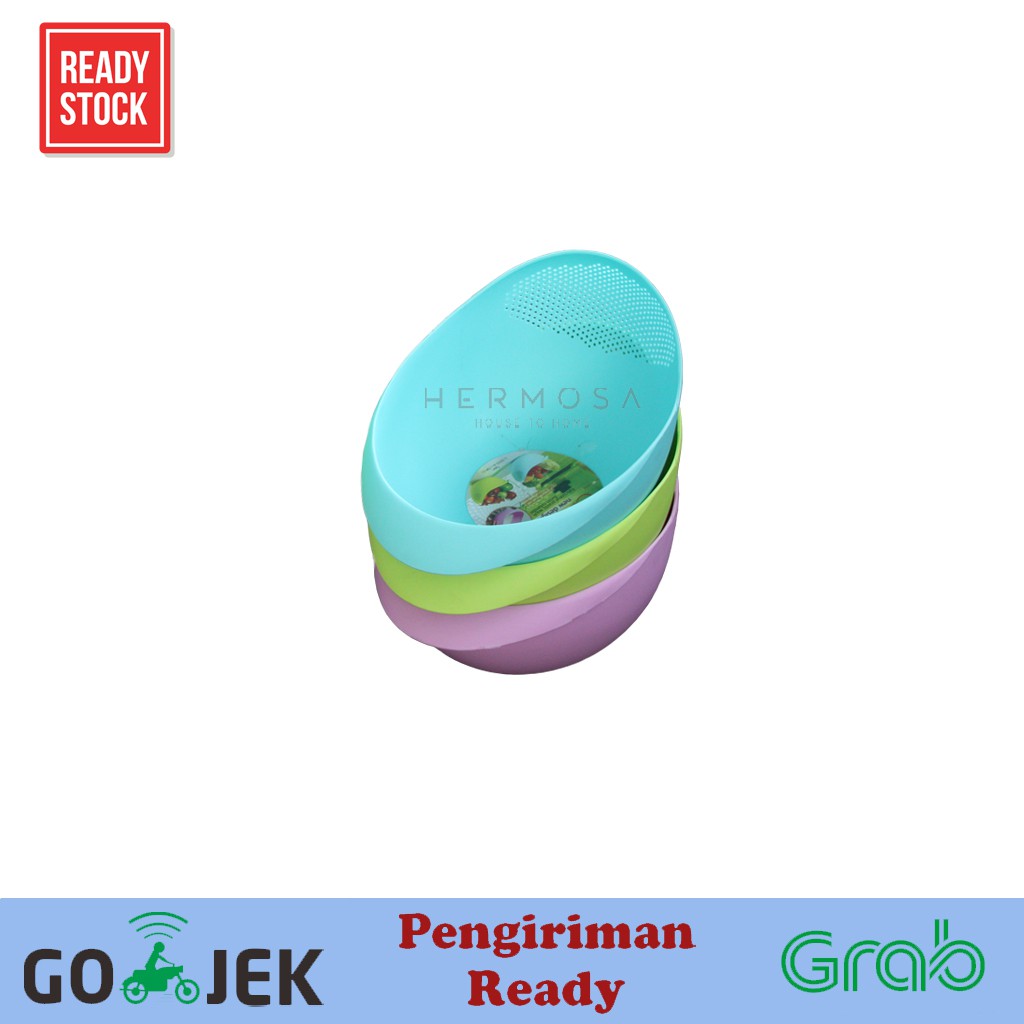 Wadah Plastik Baskom Cuci Beras, Buah, Sayur / Baskom serbaguna Small Food Grade