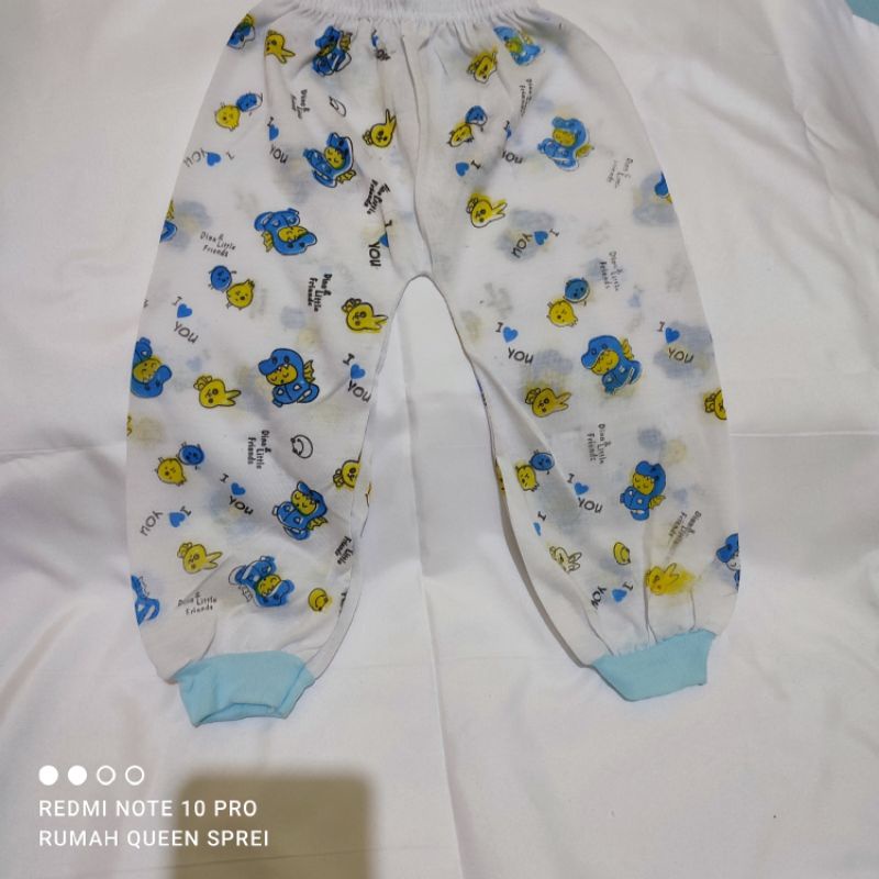 COD 12Pcs CELANA PANJANG BAYI MURAH LUSINAN PEREMPUAN LAKI NEW BORN KATUN PE / anak celana ompol 0-1 tahun