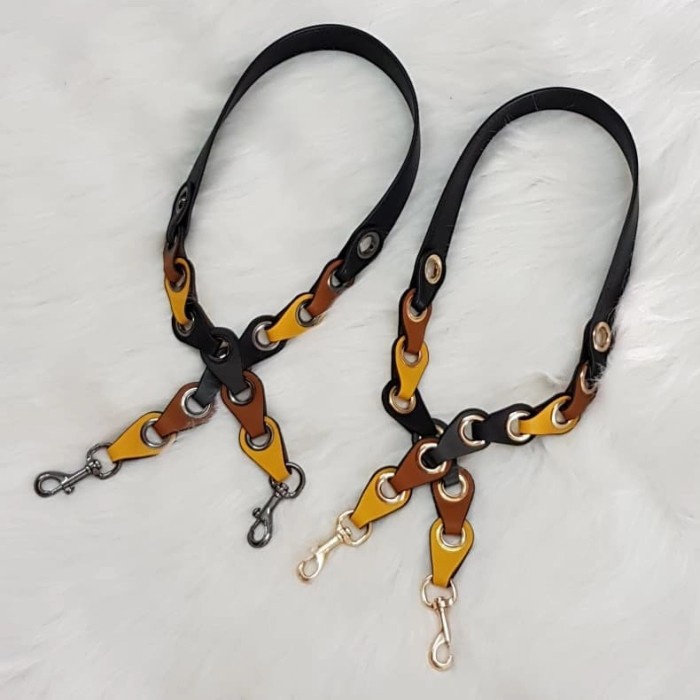 TERBARU bagstrap fashion adjustable coach tas tali panjang strap tas selempang - silver