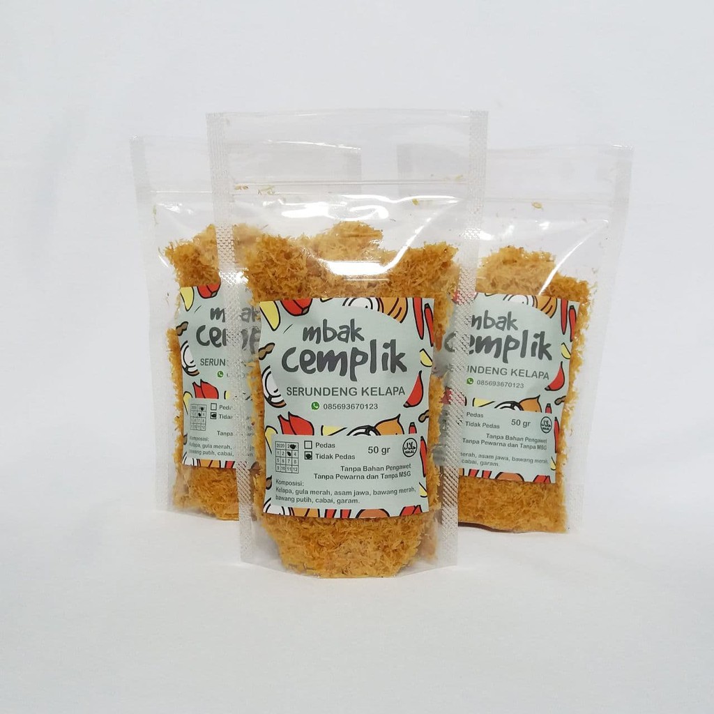 

50gr SERUNDENG KELAPA MBAK CEMPLIK