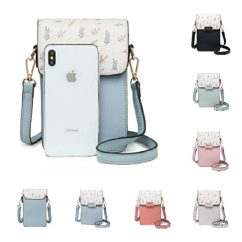 Prettyzys - ORI - JOYCE PHONE BAG - Tas kulit - Tas selempang - Tas wanita