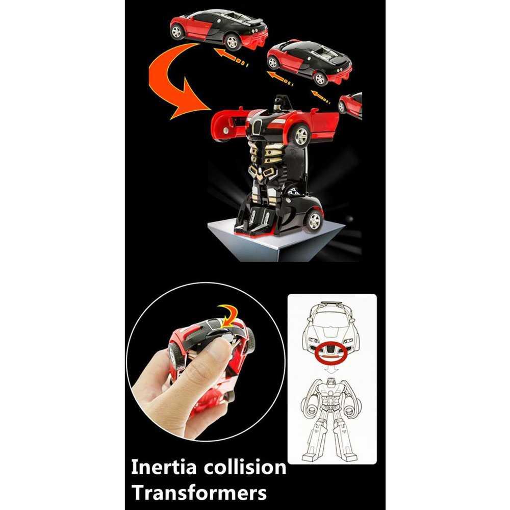 Mainan Mobil Inertia Collision Action Figure Transformer - 2016-5A