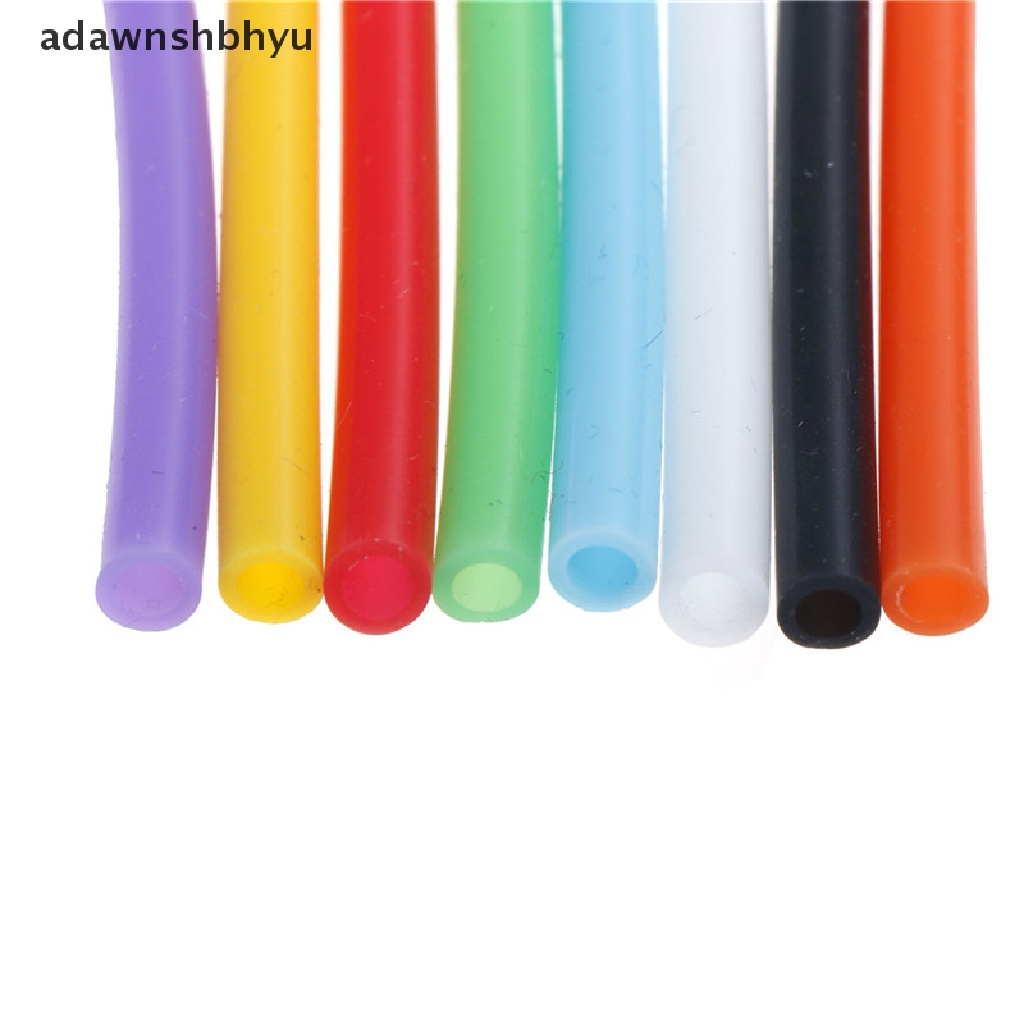 Adawnshbhyu 1M Dia 4 * 6mm Warna-Warni Food Grade Silicone Tube Silikon Selang Pipa