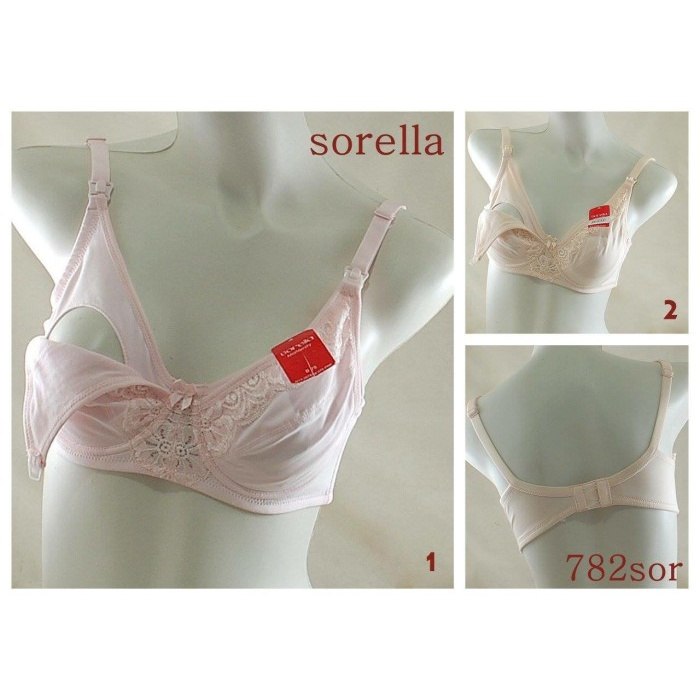 Flashermall -  Bra Menyusui Sorella 782 - 34B, Pink