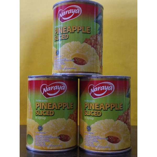 

Naraya Nanas Slices Kaleng - 565g