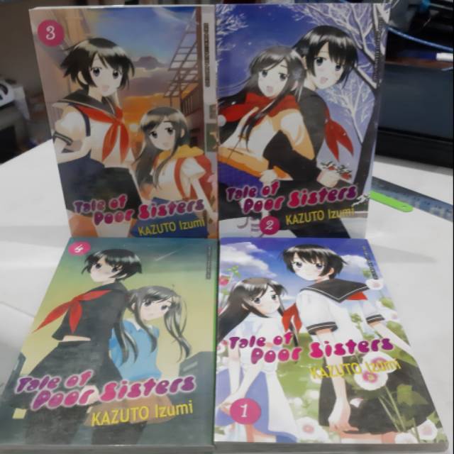 Komik Original Set Lengkap Tale of Poor Sisters 1-4 Tamat by Kazuto Izumi