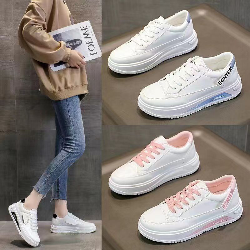 NS2022-07 Free Box Sepatu Sneakers Wanita Import Sepatu Wanita Korea Sepatu Kekinian Sepatu Sneakers Kasual Wanita Trend