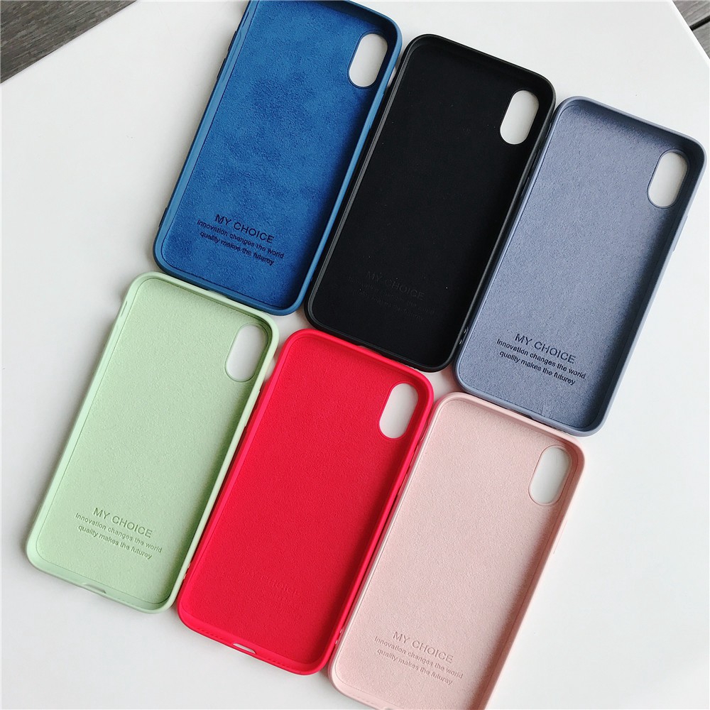 New Liquid Silicone Case For iPhone 6 6S 7 8 Plus iPhone Xs XR XS Max Soft TPU Protective Cover IYA