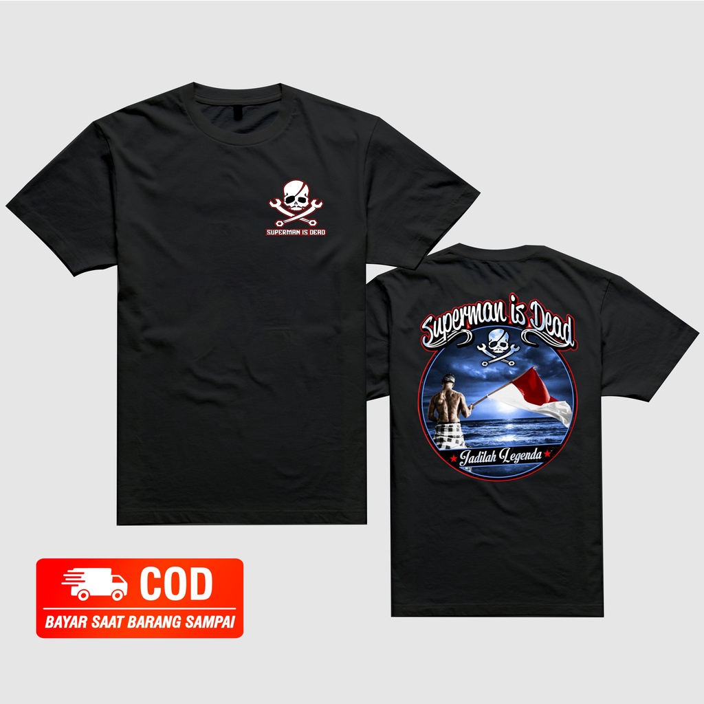 KAOS LENGAN PENDEK SUPERMAN IS DEAD. KAOS OUTSIDERS. KAOS BAND ORIGINAL DISTRO