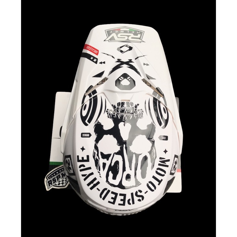 HELM ORCA RSV ATOM PUTIH HELM MOTOCROSS ENDURO GTX