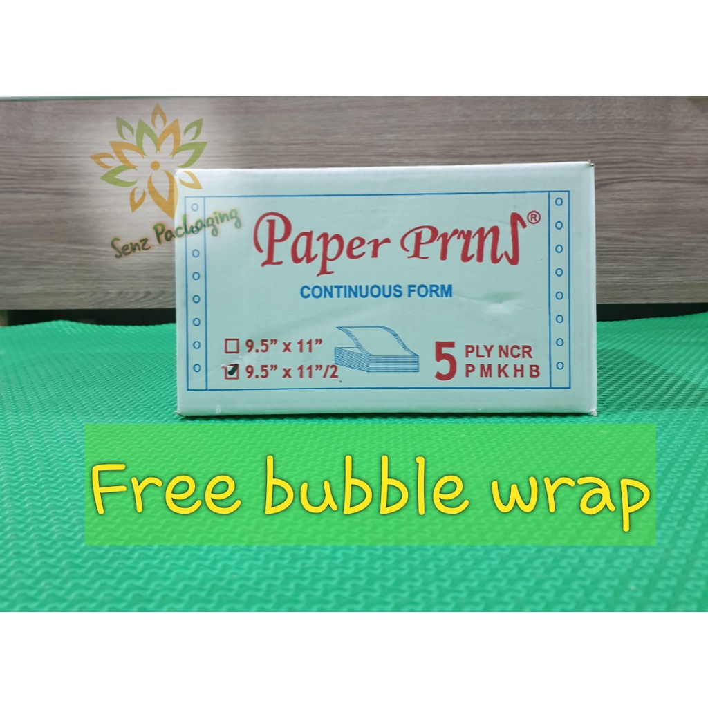 

kertas komputer 9.5x11" 5 ply bagi 2 / Continuous Form 5 ply bagi 2