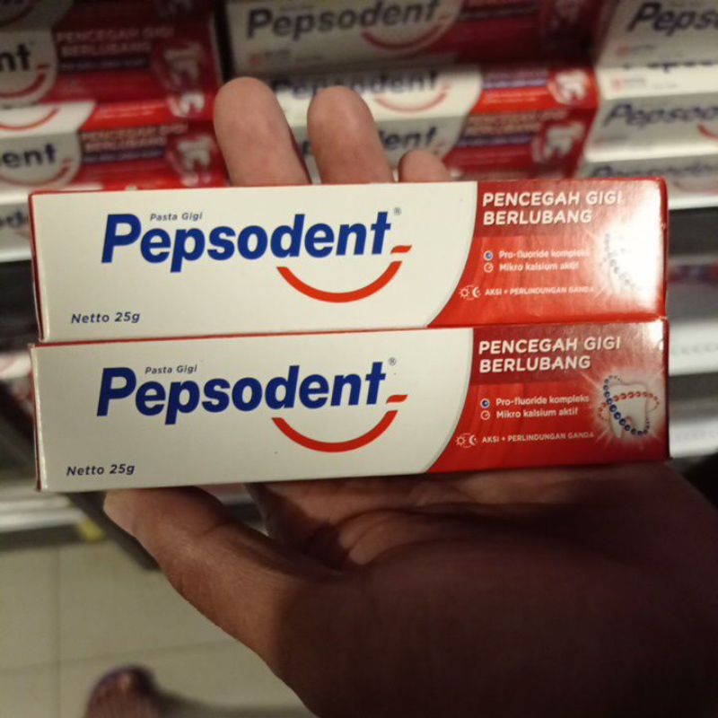 pasta gigi pepsodent 25gr