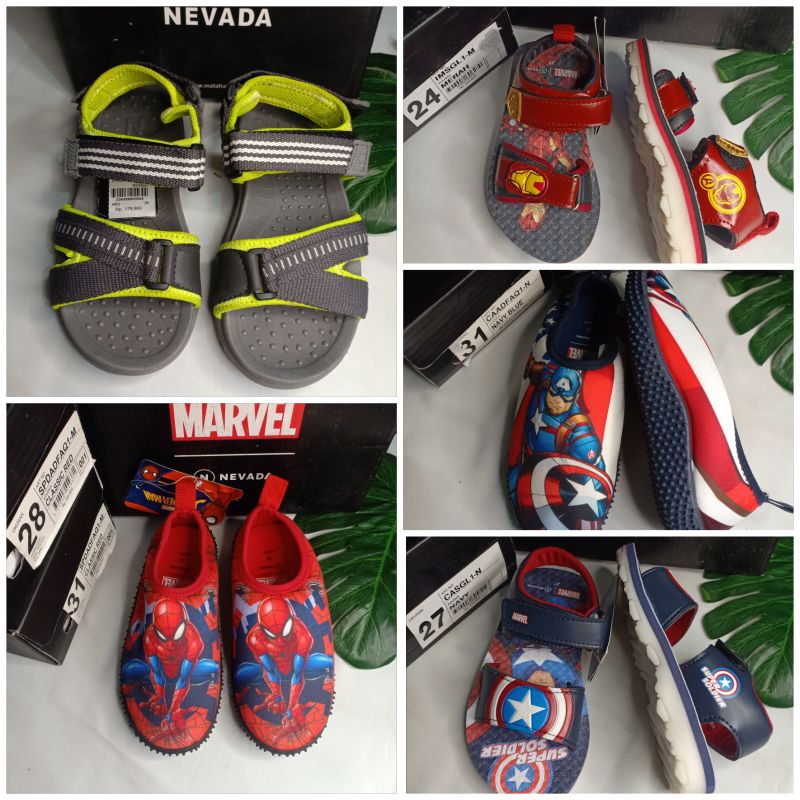 sepatu sandal anak laki laki Nevada original
