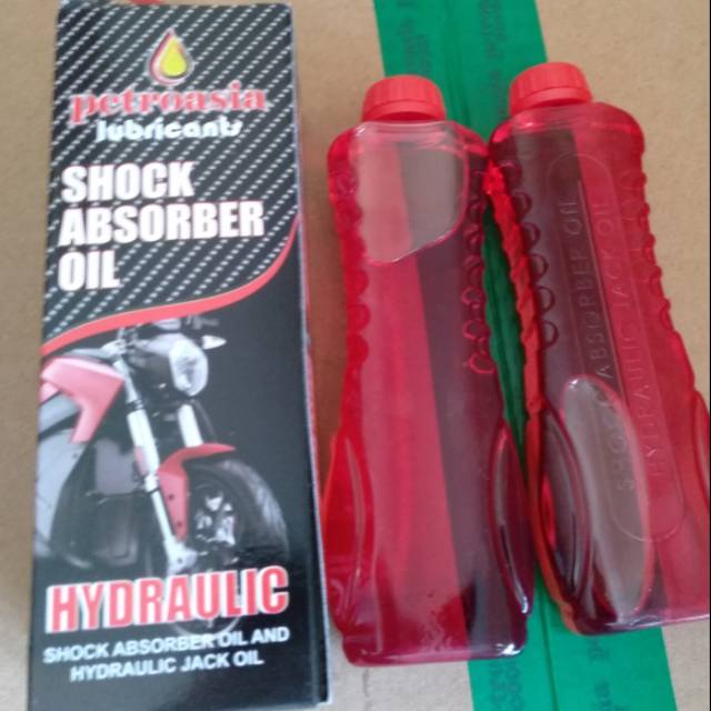 Oli shock uk 200 ml isi 2 botol for all motor honda yamaha suzuki