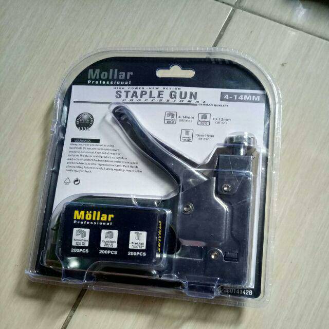 

Staples Gun Tacker Mollar 3 in 1 / Staple Jok Tembak Hekter 3 Way