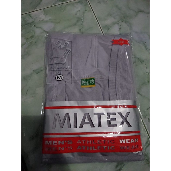 Singlet Pria / kaos dalam pria warna merek miatex