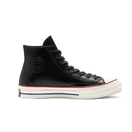 CONVERSE CHUCK 70S LEATHER HIGH - BLACK