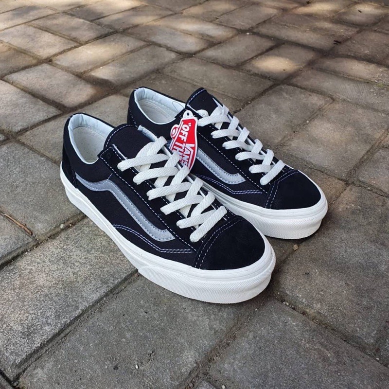 VANS OLD SKOOL STYLE 36 BLACK STRIP GREY