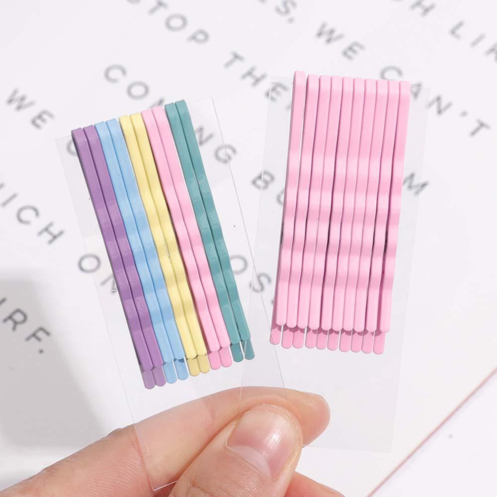 Needway  10 PCS Fashion Multicolor Wave Metal Hair Clips