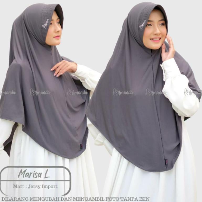GTQ.25Au22ž ◦ Hijab bordir amanda jumbo L (Marisa L)