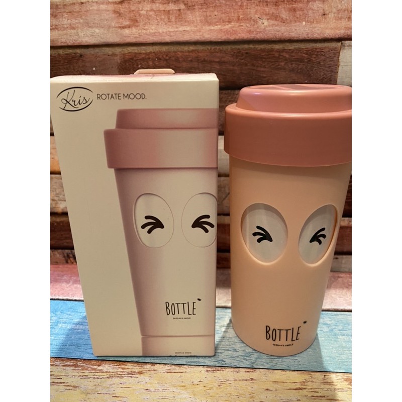 Botol Kaca Air Minum Rotate Mood Glass Water Bottle Kris Ace Hardware