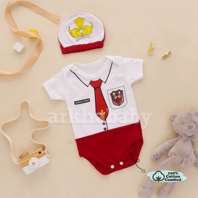 JUMPER BAYI BAJU BAYI SD /KOSTUM BAYI/BAJU BAYI KARAKTER/BAJU BAYI SEKOLAH LUCU