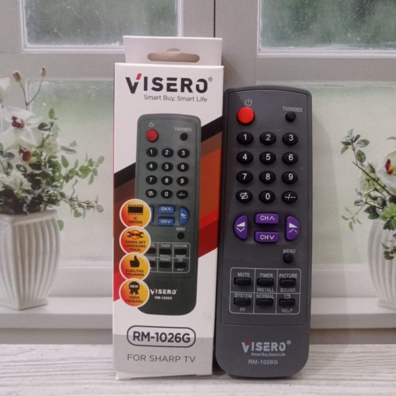 Remote TV LED LCD Visero berbagai merk TV