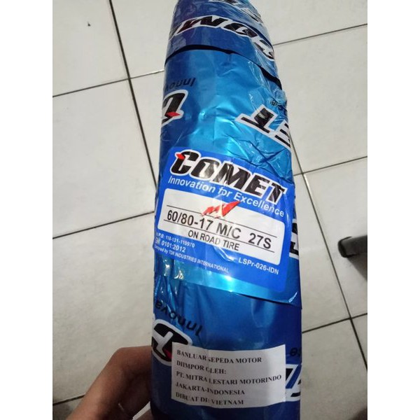 berkualitas    Ban Luar Comet M1 60/80 Ring 17(ban comet 60/80,ban comet m1, ban luar comet m1, ban