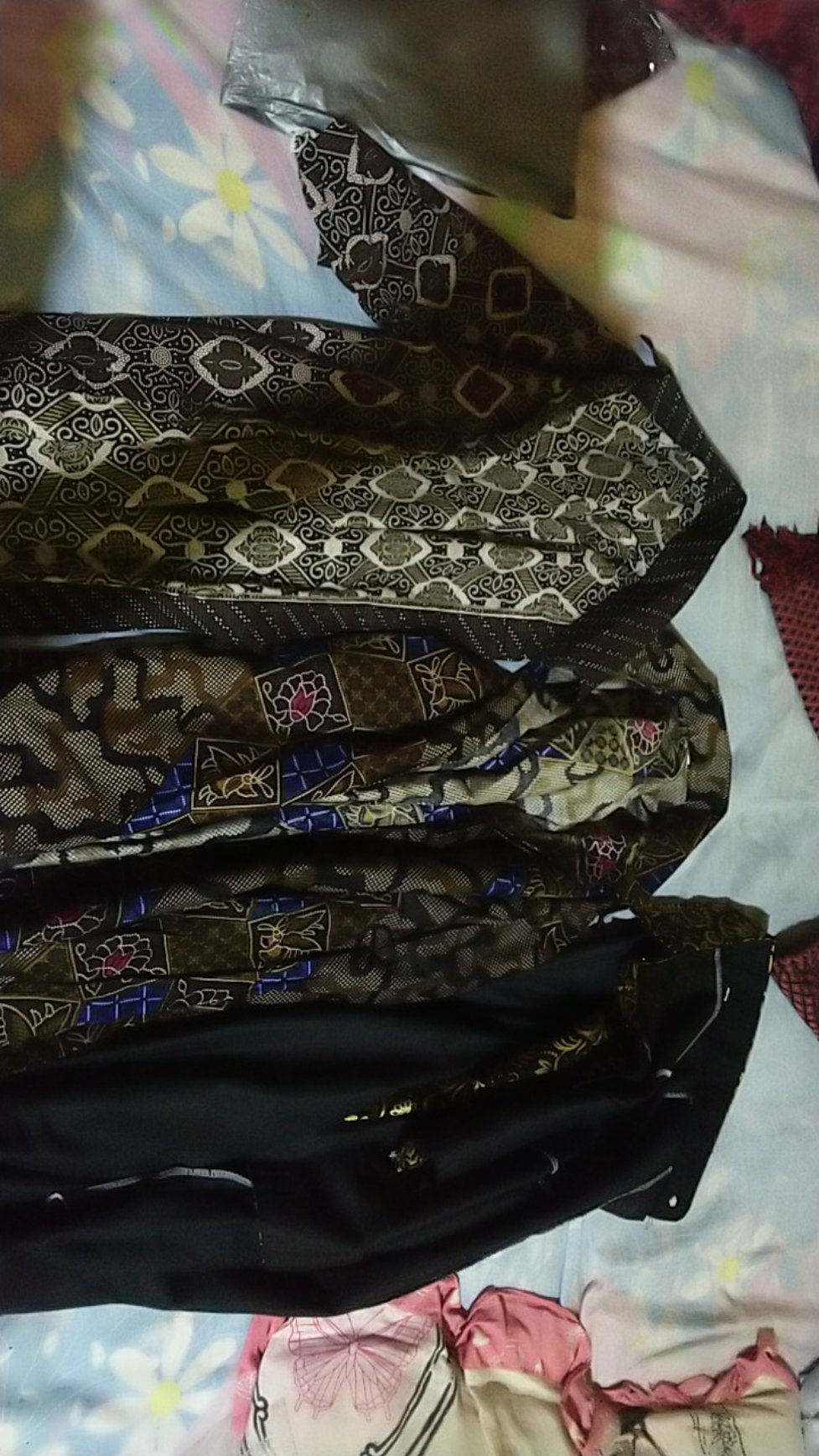 Bswart Batik Jumbo Hrb026 Kenongo Hem Pendek Padi Pekalongan M L Xl Batik Pria Murah Modern Grosir