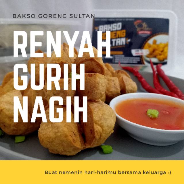 

Paket 3 Bungkus | Bakso Goreng Sultan | Frozen Food
