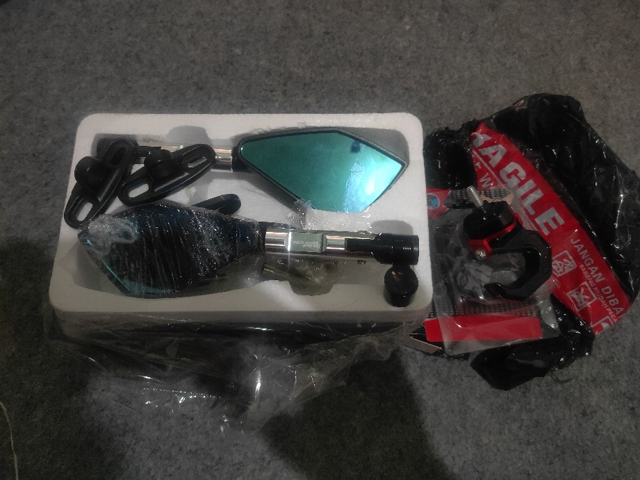 Gantungan Barang Cabang 2 Motor