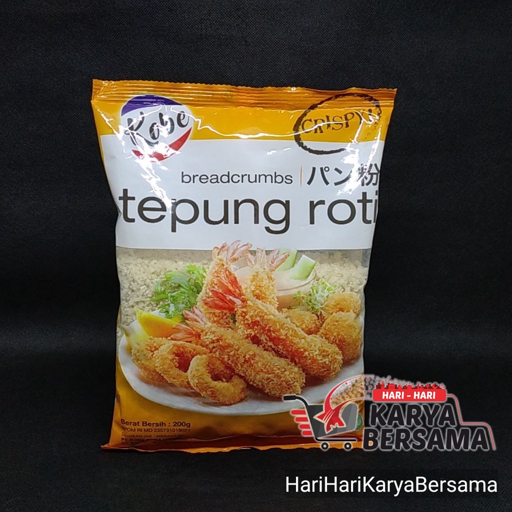 

KOBE TEPUNG ROTI CRISPY BREADCRUMBS 200GR