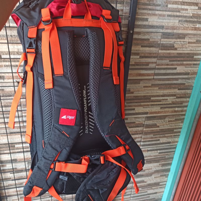 Tas Semi Carrier Rei Bornoe 40L+Raincover Original Tas Gunung Rei Borneo 40L