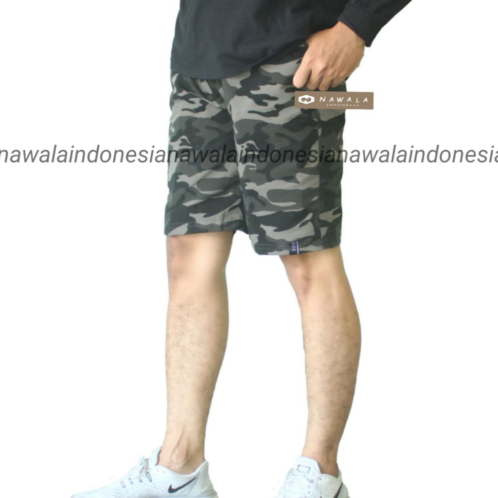 Bayar di Tempat Celana Pendek Santai Motif Loreng Army Bayar di Tempat Celana Pendek Santai Motif Loreng Army