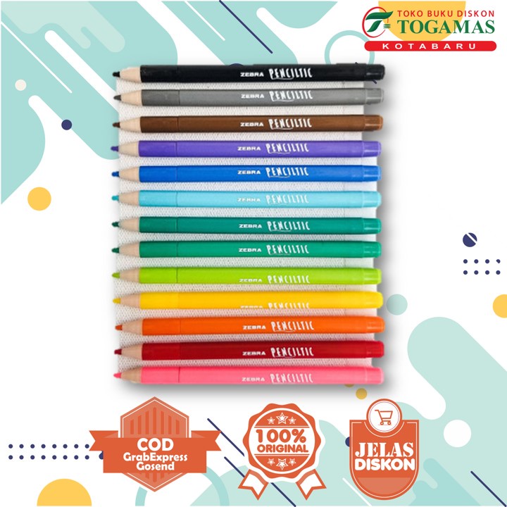 

Ballpen / Pulpen Zebra Penciltic