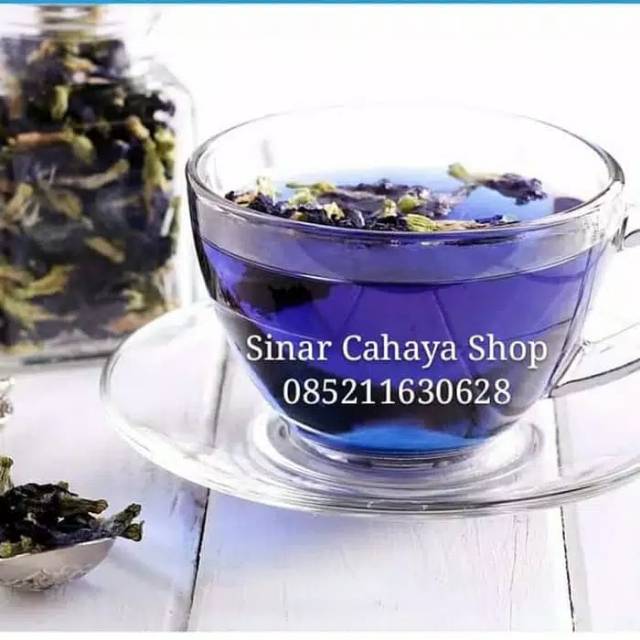 

Teh bunga telang / Butterfly pea tea 50gr / Blue pea flower tea