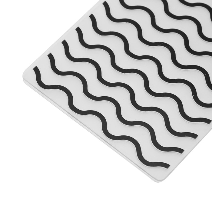 Waves Pattern Embossing Folder