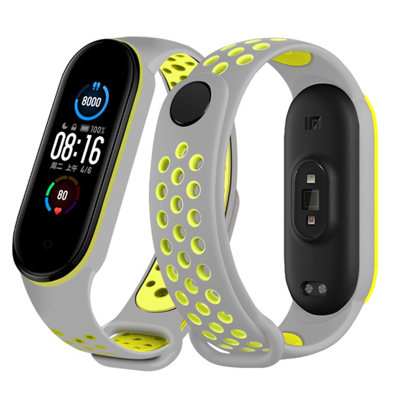 Silvertech Strap Sport Mi Band 4 /  Strap mi band 4 /Strap dua warna Mi band 4