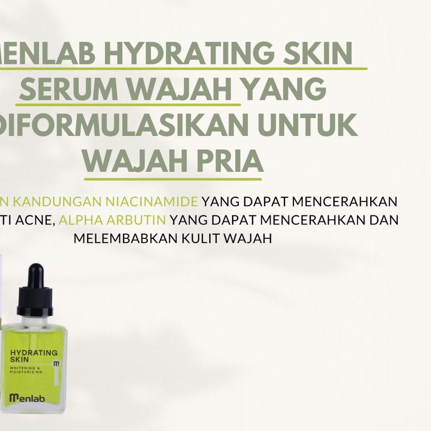 ♣ PROMO  SERUM MENLAB HYDRATING SKIN SERUM | MENLAB HYDRATING SERUM | MEN LAB SERUM PRIA ORIGINAL 10
