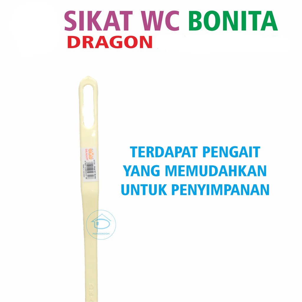 SIKAT lantai closet wc kamar mandi melengkung oval dragon bonita