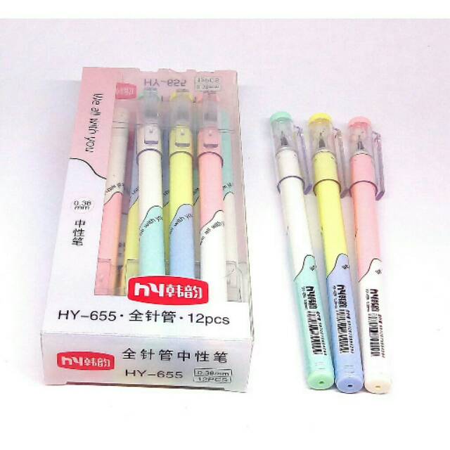 

Pulpen Gel HY-655 -0.38mm