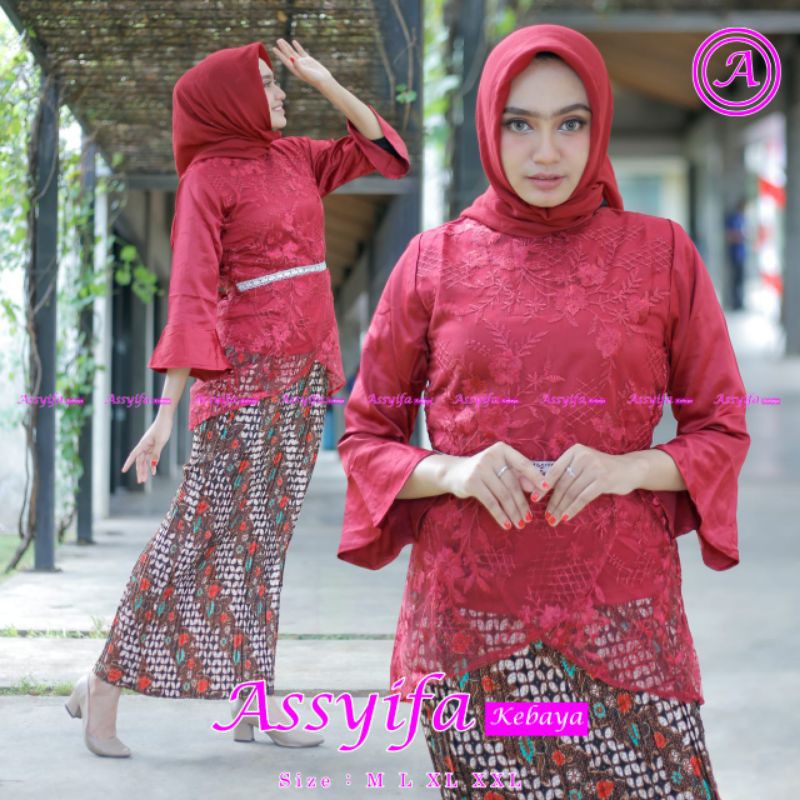 Kebaya Moderen Tulle / Kebaya Atasan Remaja / Kebaya Pesta / Kebaya Modren