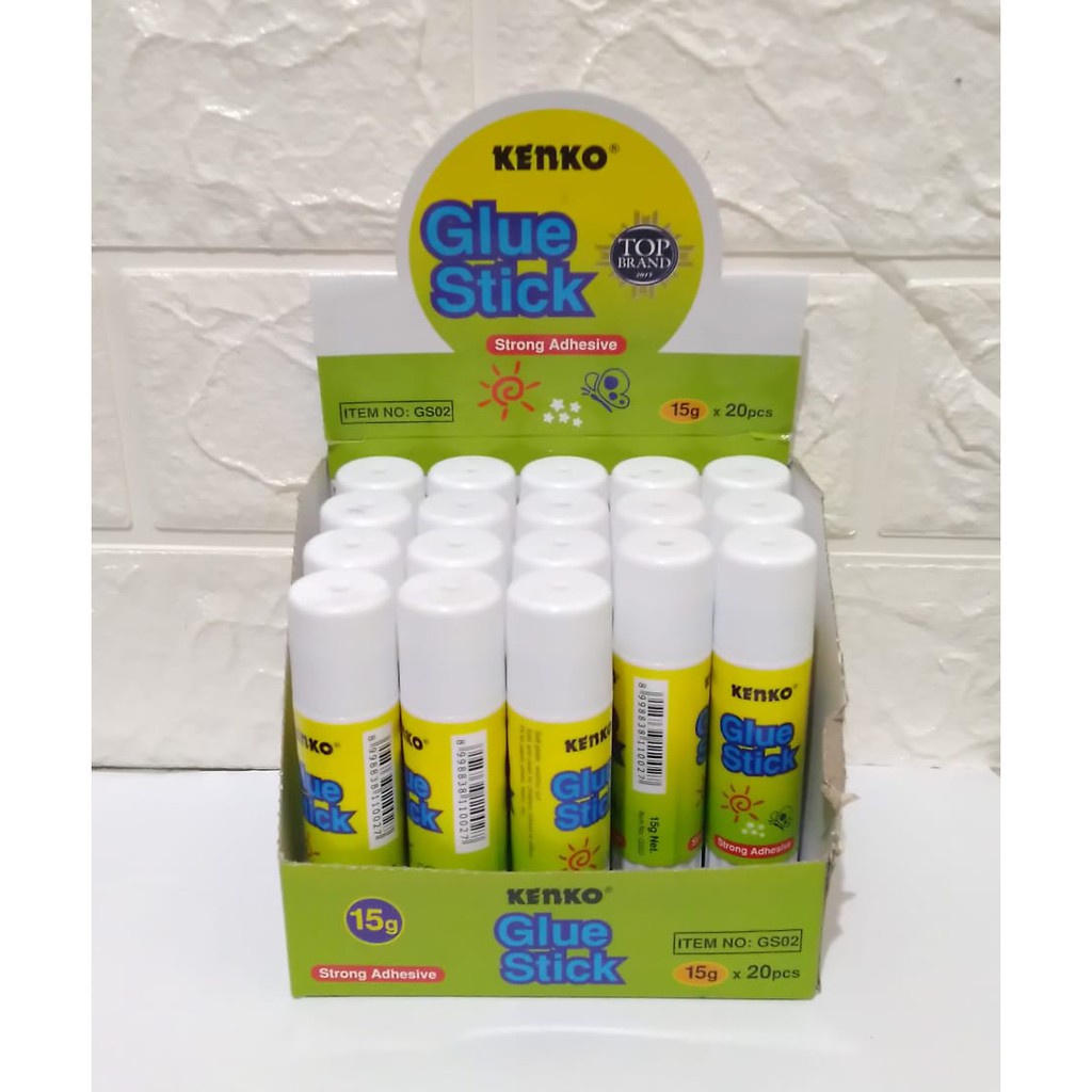 

LEM KERTAS KENKO 15GR - 1 BOX @20PCS BERKUALITAS TINGGI