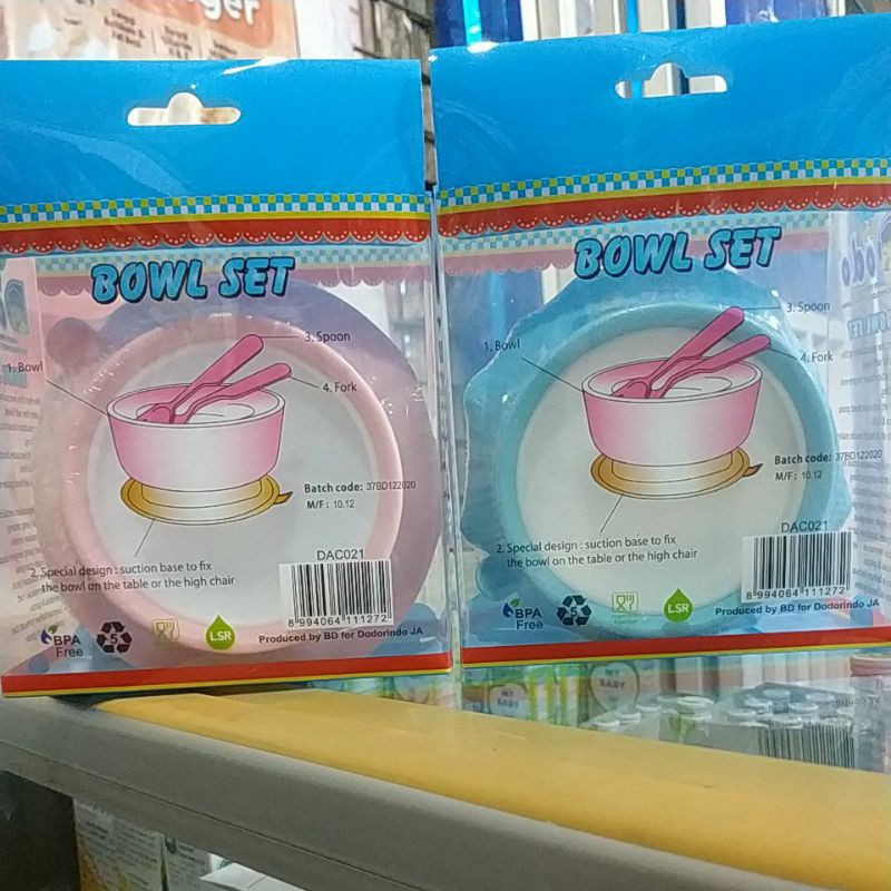 DODO BOWL SET/ TEMPAT MAKAN BAYI