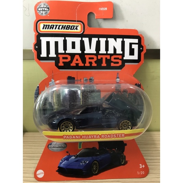 Matchbox Moving Parts Pagani Huayra Roadster
