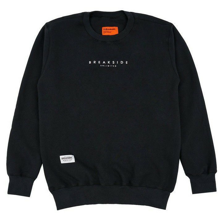 Breakside Crewneck Sweet - Black unisex